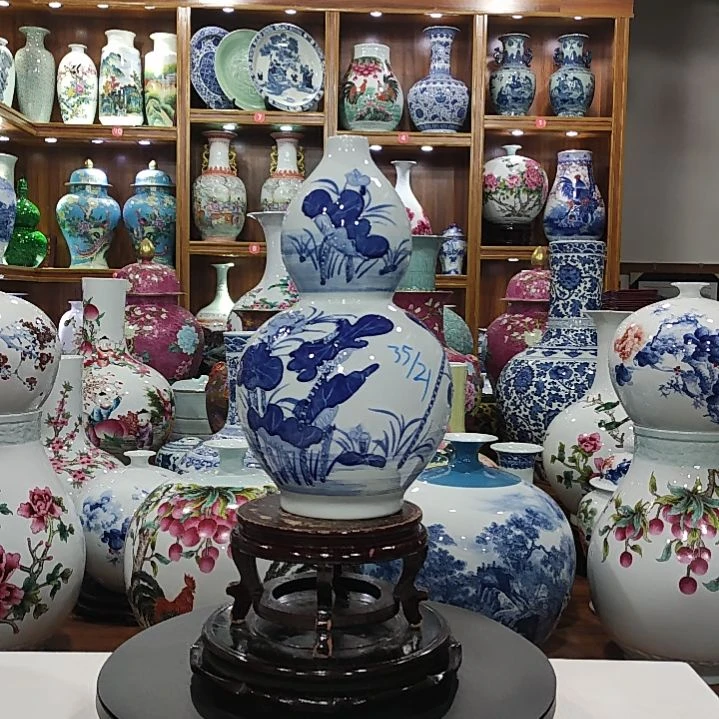 瓷片景德镇陶瓷花瓶子