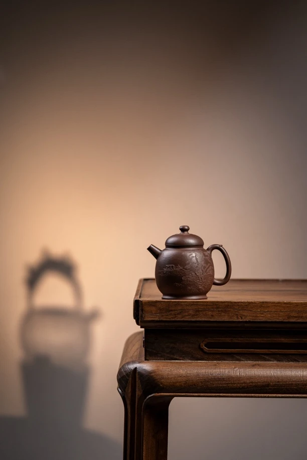 三更有梦 | 尧日辰光紫砂壶 | 扶摇 | 大水潭天青泥 170cc