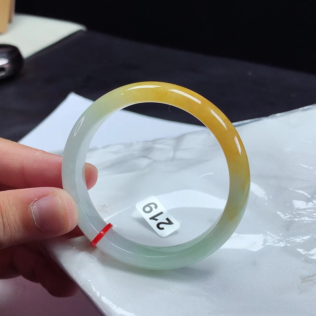 翡翠手镯未镶嵌53正圈