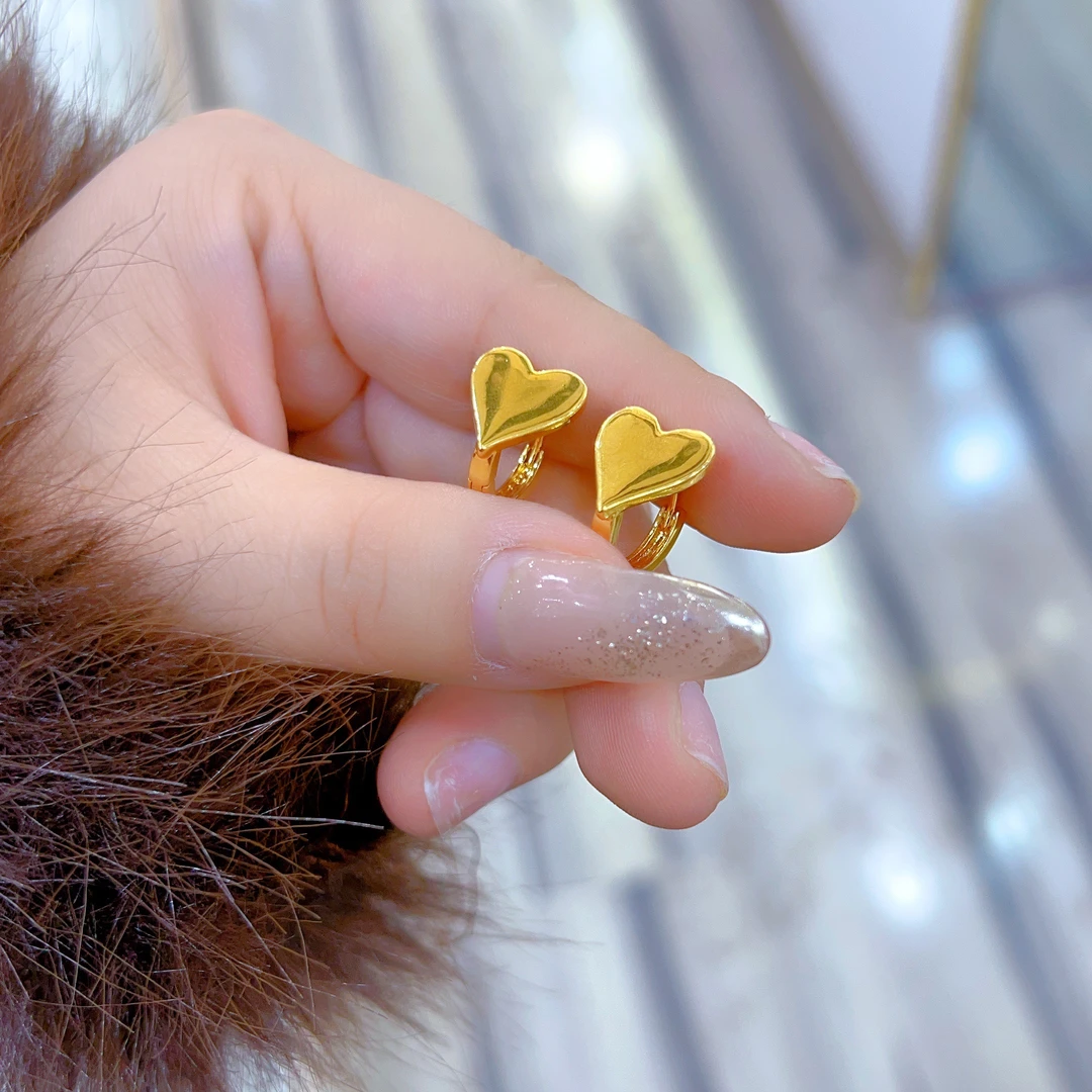 铜合金耳饰 伊帕尔阿依新款时尚大方百搭气质个性耳环轻奢