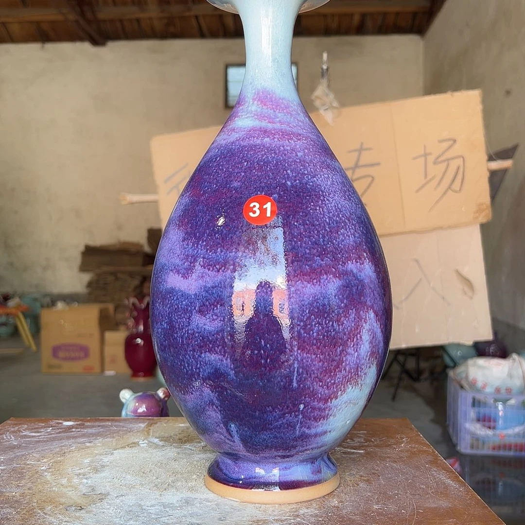 摆件郑家钧窑摆件微