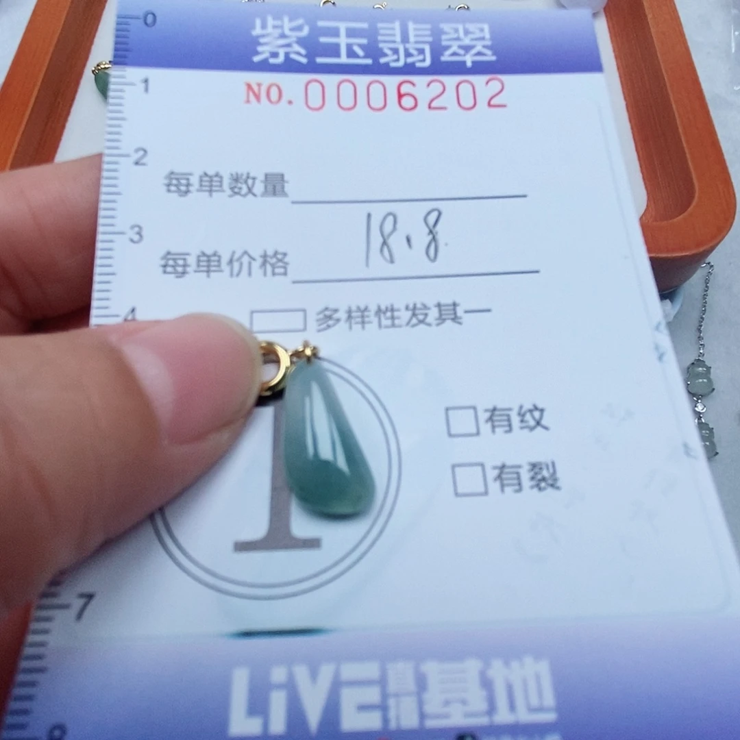 颈饰未镶嵌翡翠飘花随行