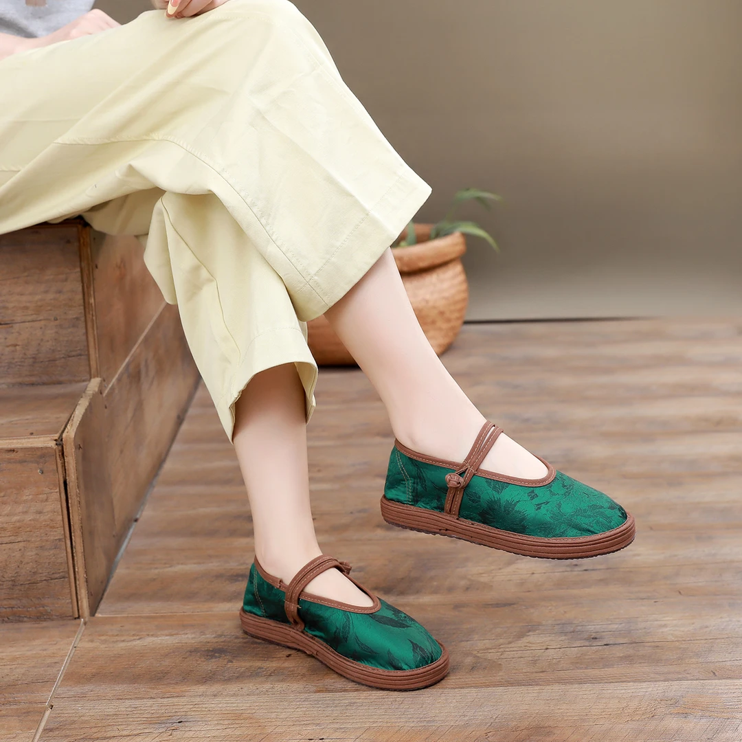 复古风老北京手工千层底女鞋2025夏季新款布鞋女舒适中式时尚百搭