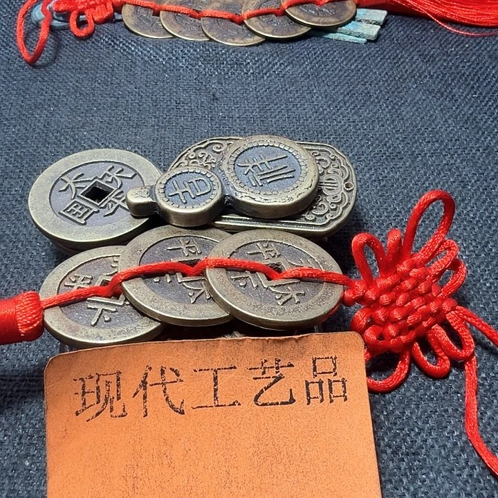 铜爱****锅花钱现代工艺品