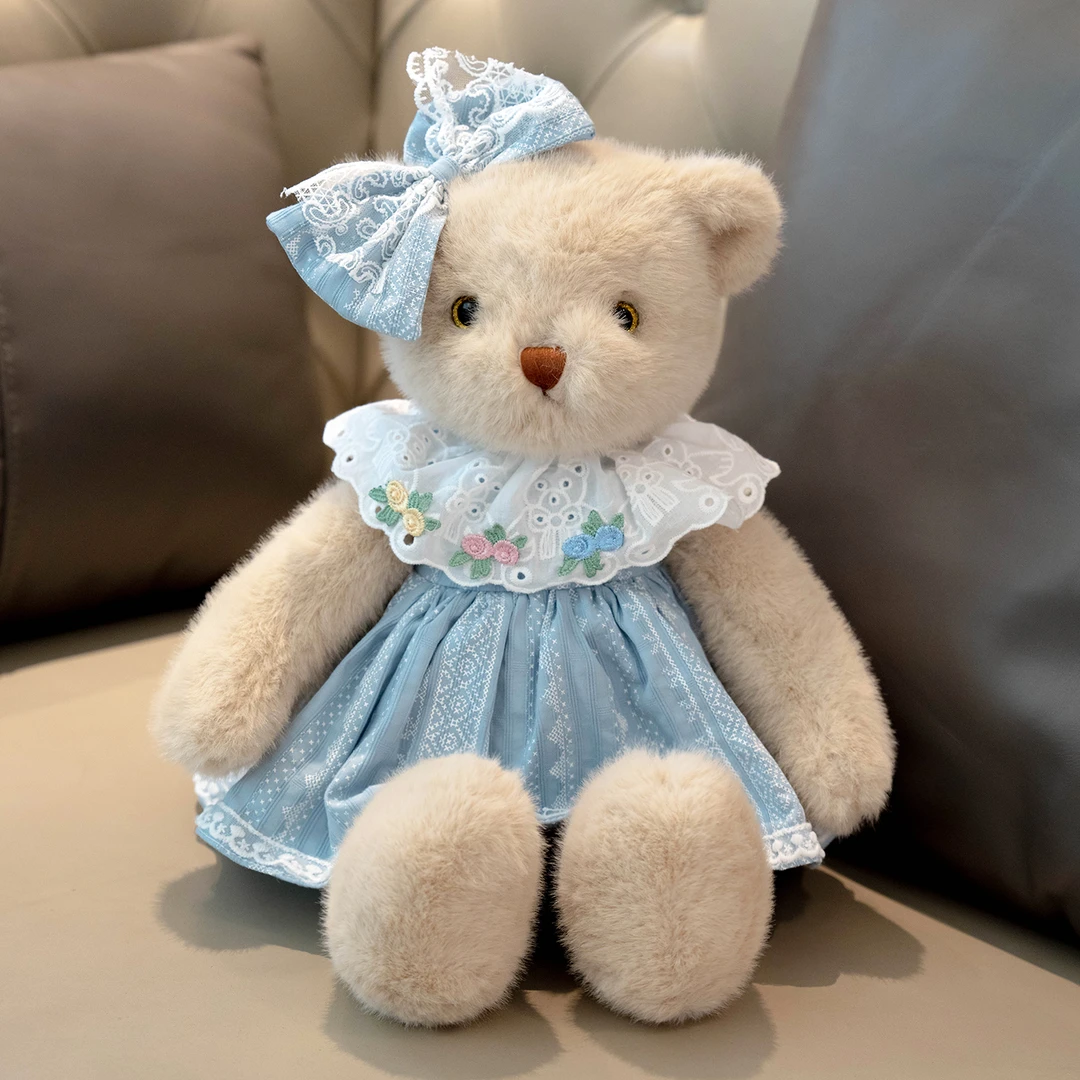 可爱小熊公仔娃娃泰迪熊抱抱熊玩偶睡觉抱毛绒玩具男女生生日礼物