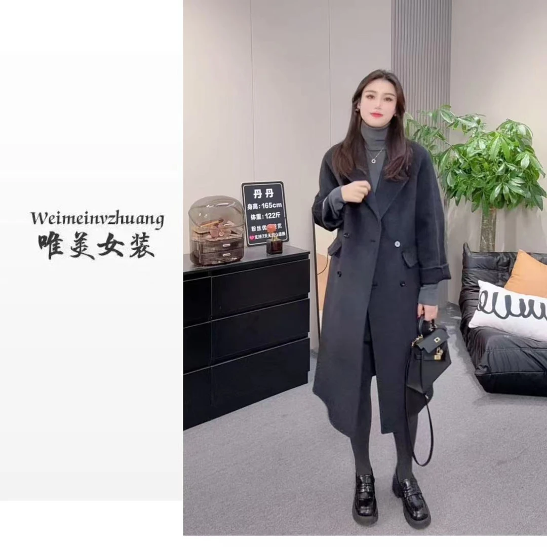 【大牌千金】高品质双面羊M大衣