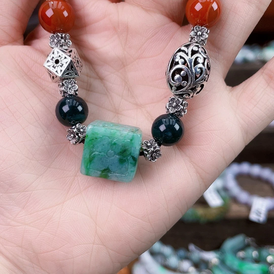 未镶嵌手链翡翠手链