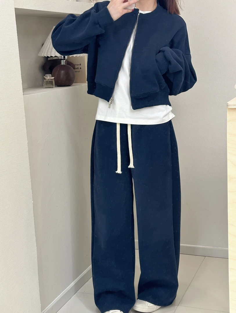 JOYER【拖地裤】春季新款宽松显瘦百搭慵懒风长裤