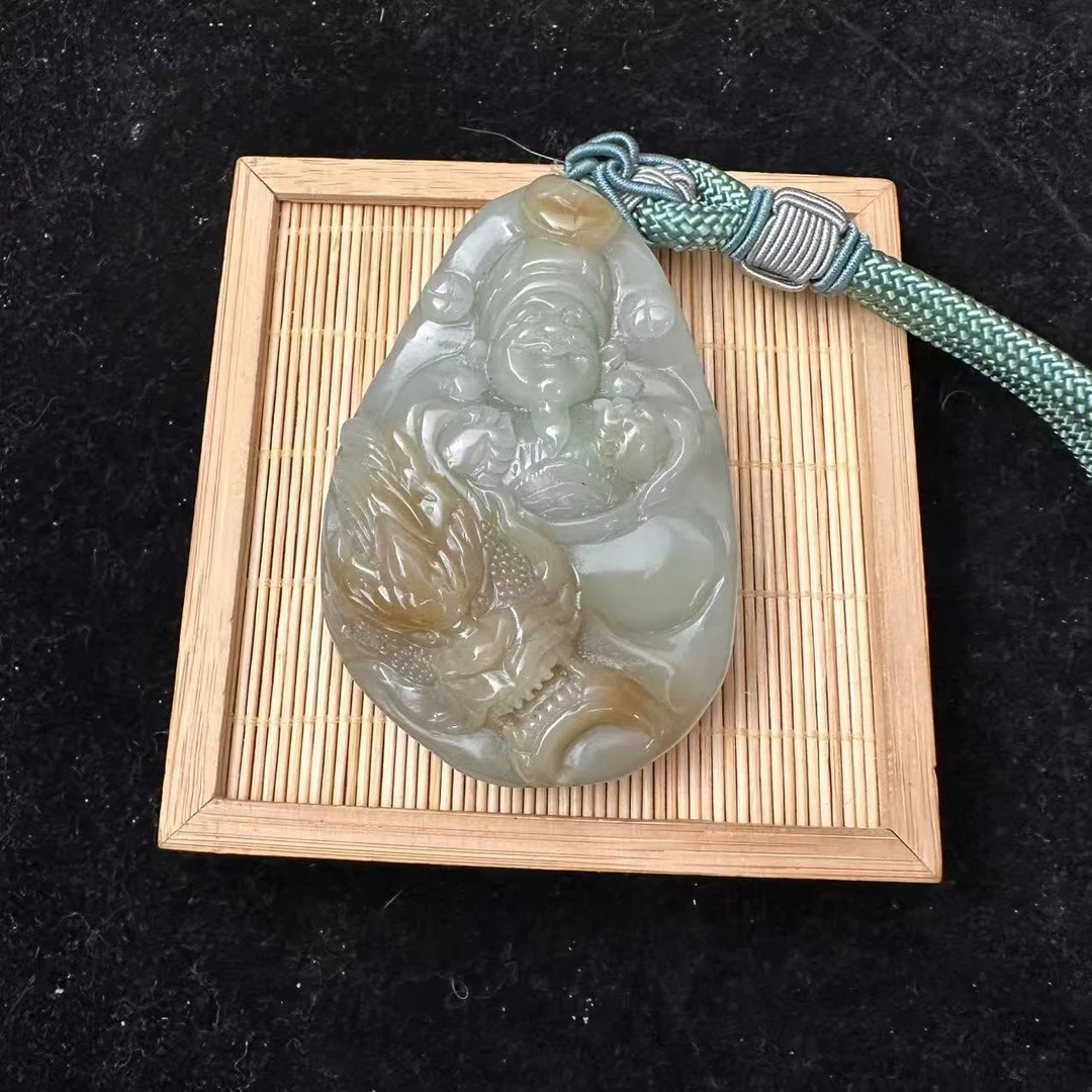 和田玉---手把件0000