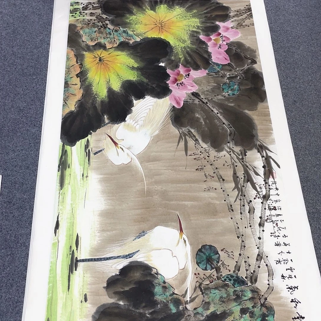 国画作品小姐姐放漏…