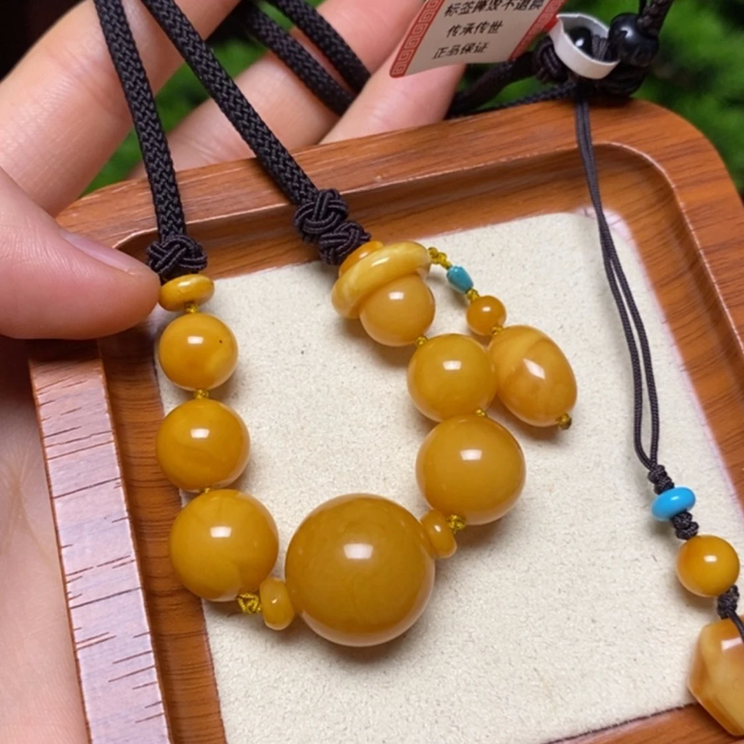 【闪购商品】蜜蜡颈饰未镶嵌项链