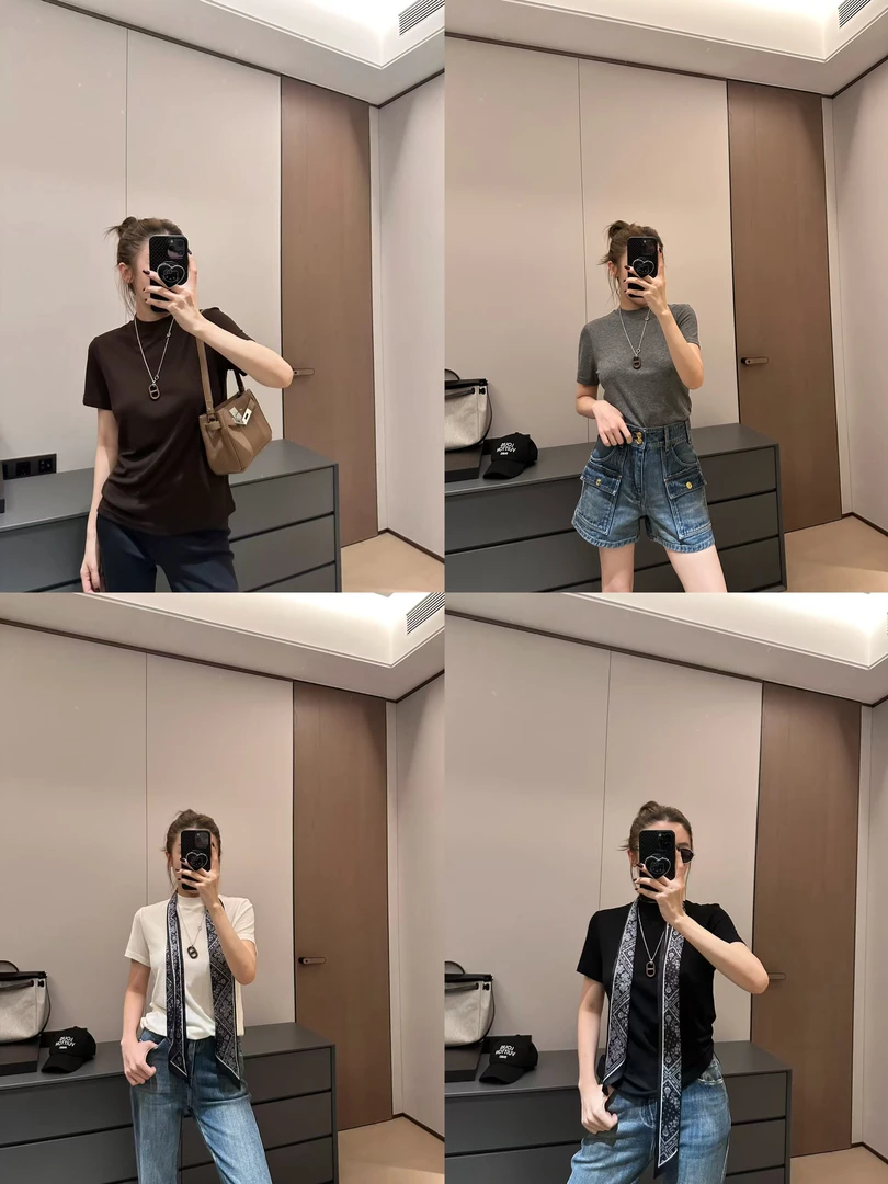 四色BC针织面膜半袖