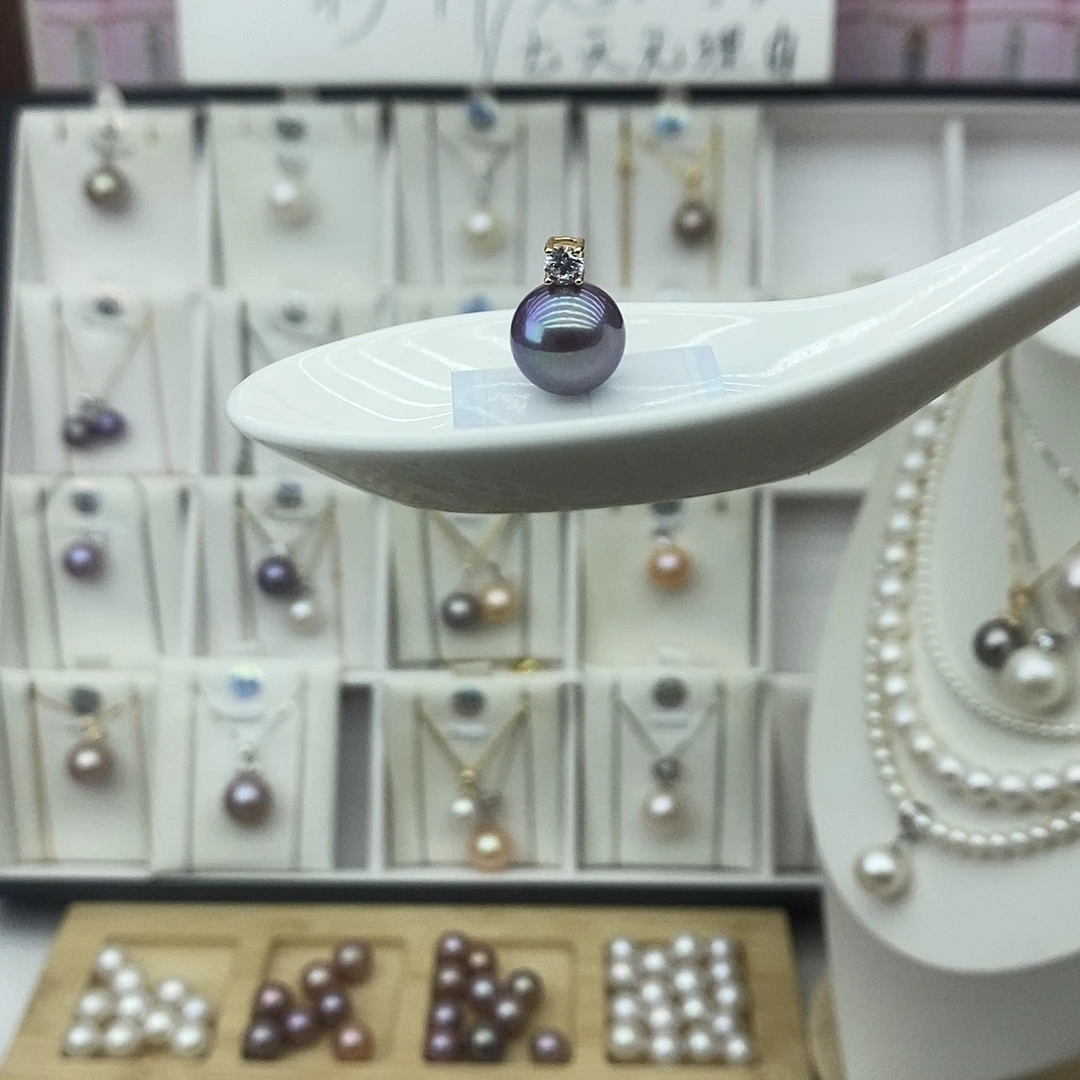 淡水珍珠珍珠银S925镶嵌