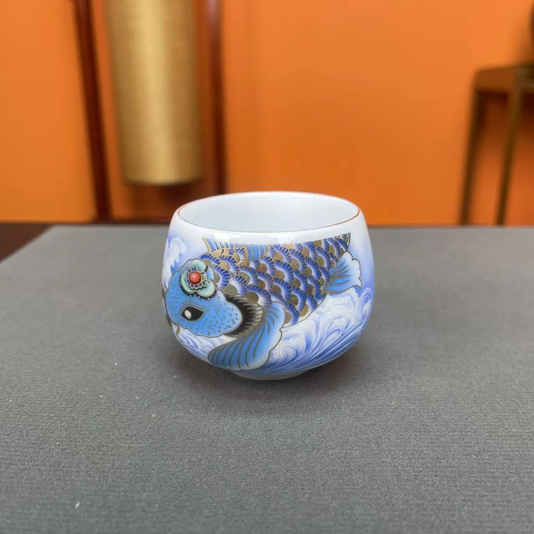蓝鱼禅定杯-TJ099