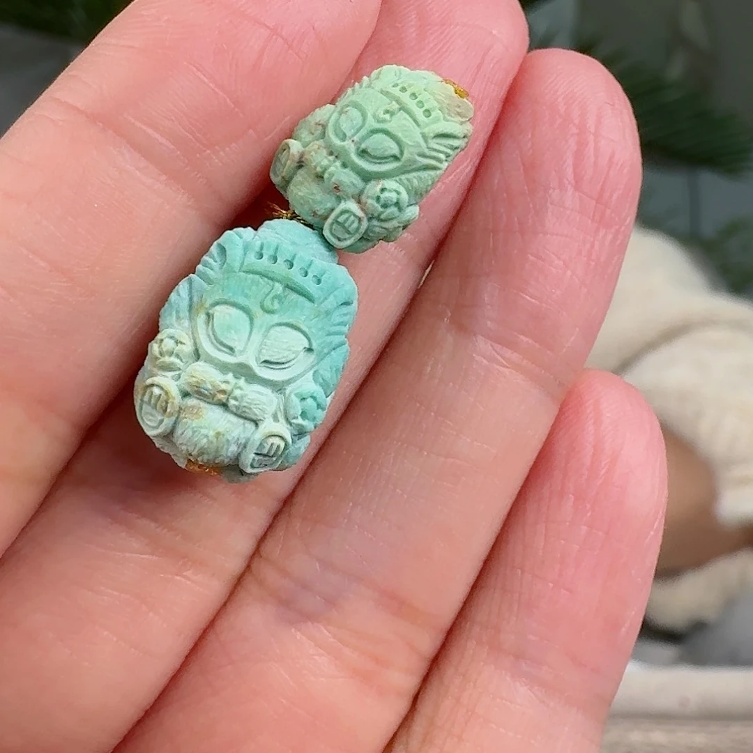 绿松石珠宝奇石未镶嵌