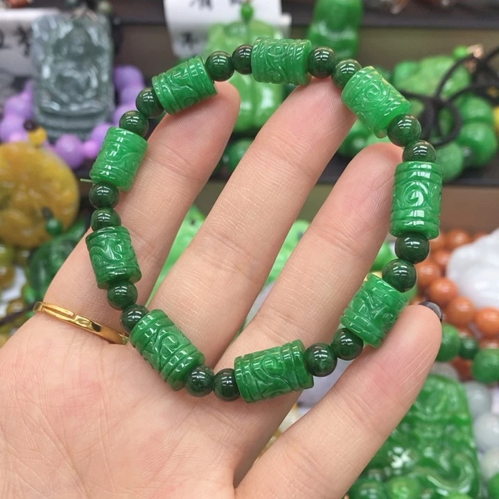 翡翠未镶嵌手链手链2