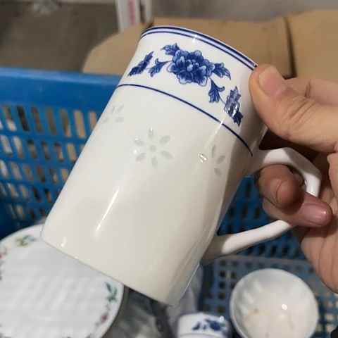 陶瓷早餐杯一个陶瓷