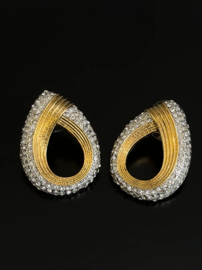 铜合金仿水晶耳饰 铜合金仿水晶耳饰  铜合金耳饰【WRR2273】