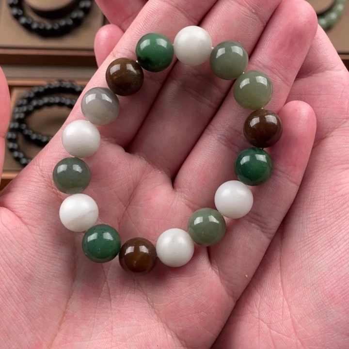 和田玉未镶嵌手链