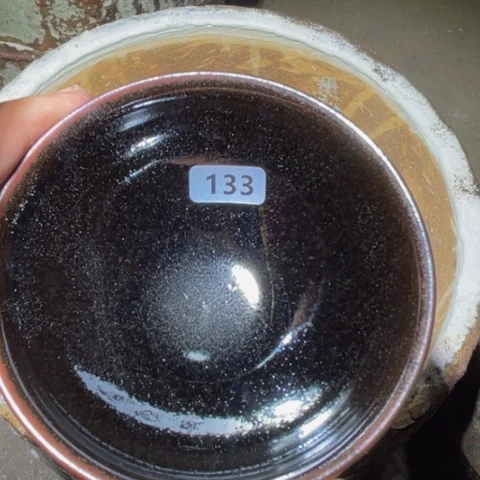 茶盏原矿原釉柴烧建盏