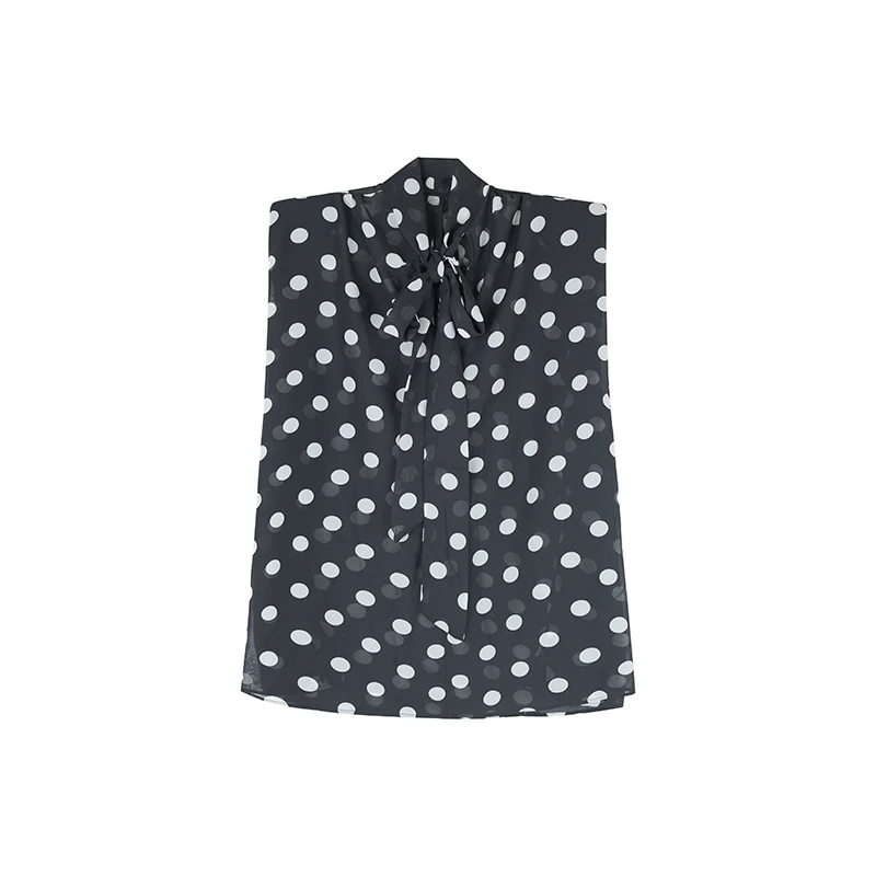 「浪漫叛逆」2025夏季新款复古高级感系带碎花上衣L508