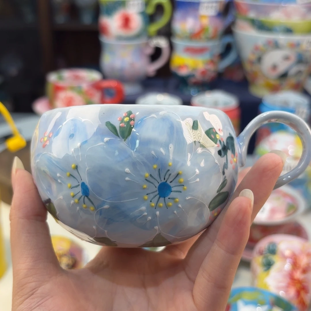 景德镇手绘高温釉下彩陶瓷茶具