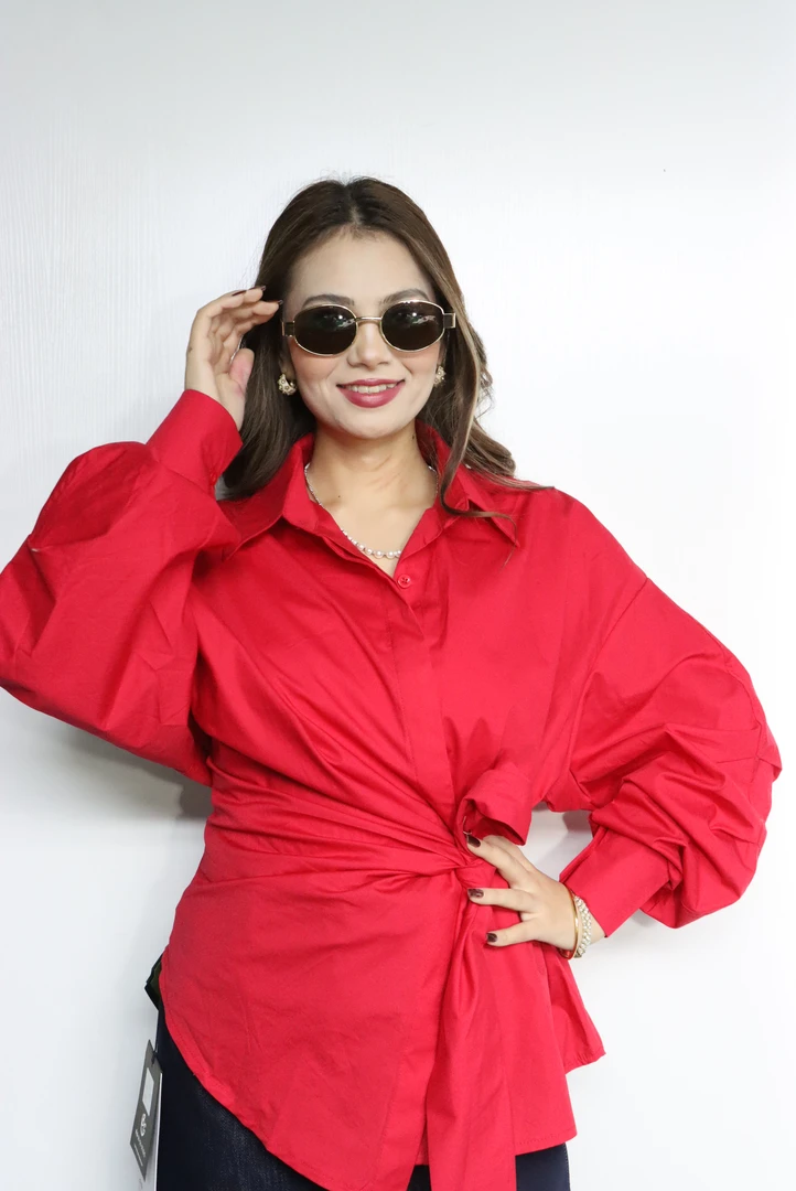 长袖女装不规则显瘦时尚