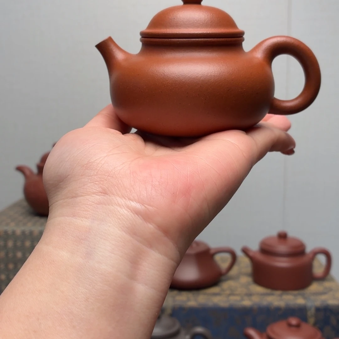 紫砂茶壶全手工大红泥