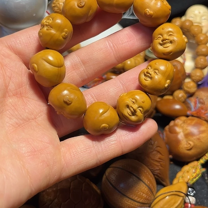橄榄核手串/手链十分开心