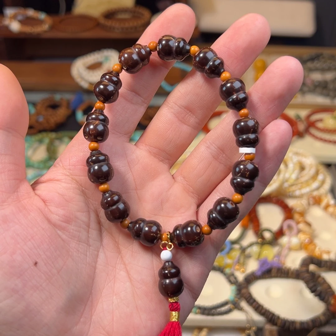 紫金鼠手串发财鼠小葫芦