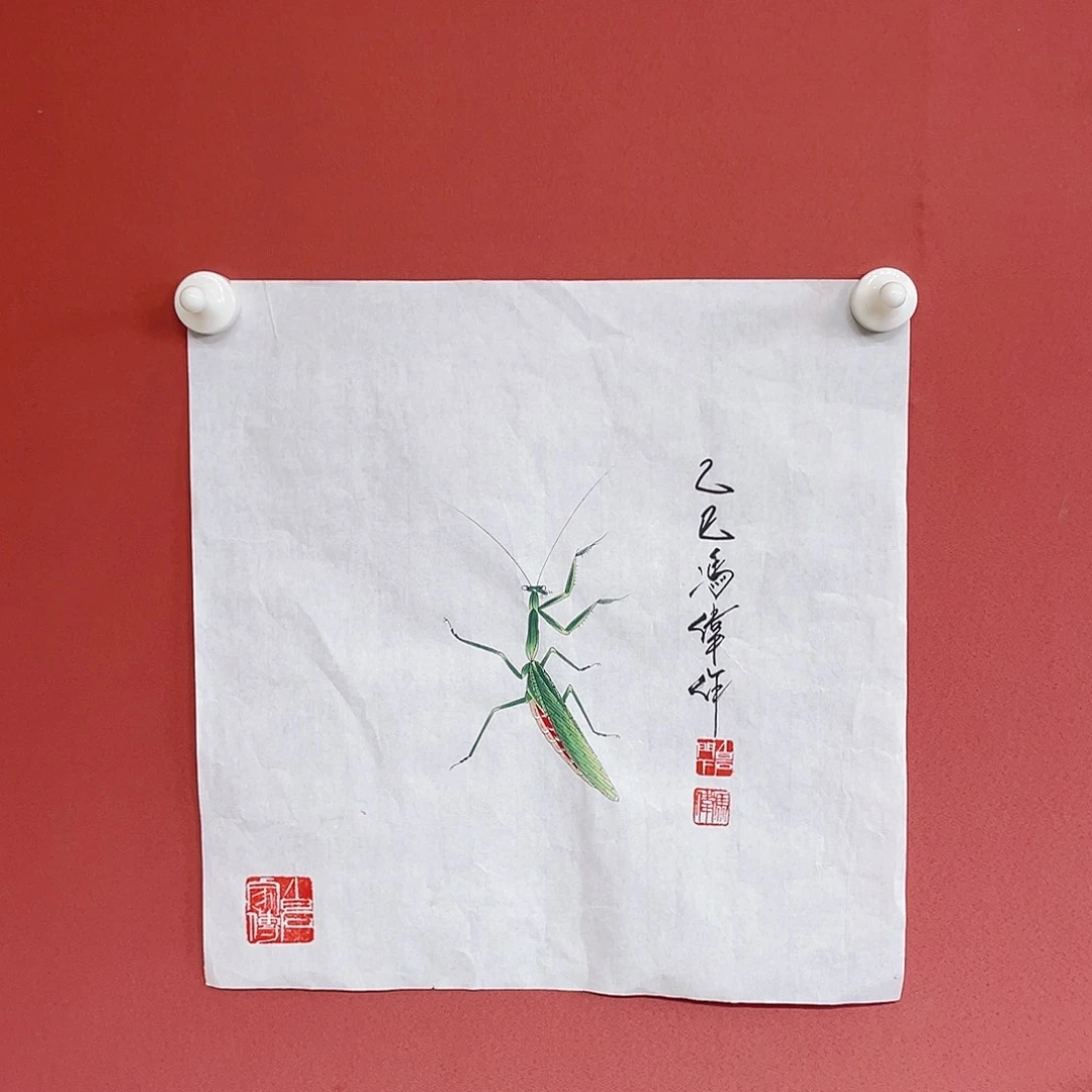 国画冯伟老师手绘国画作品音浩
