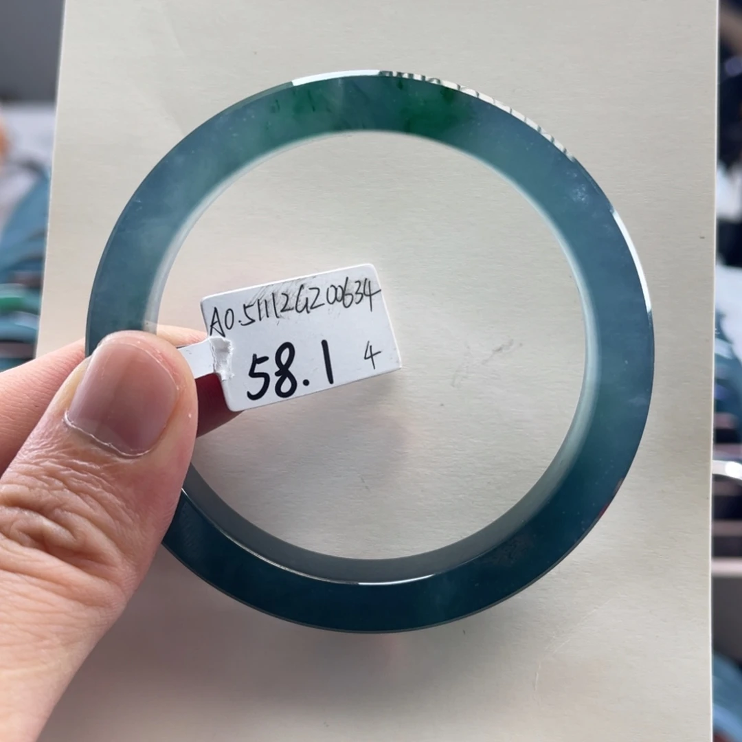 翡翠未镶嵌手镯58.14