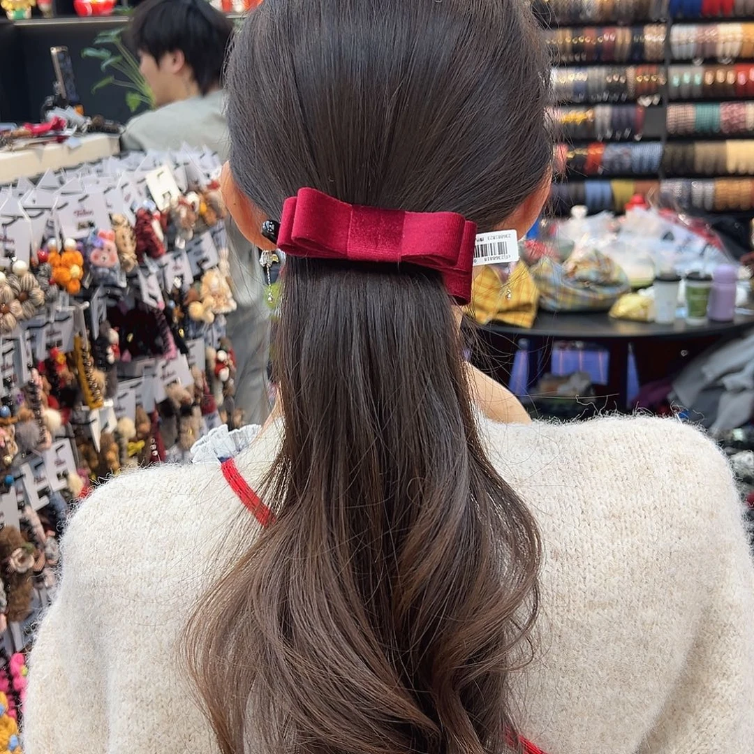 布艺铁合金红色小号哦