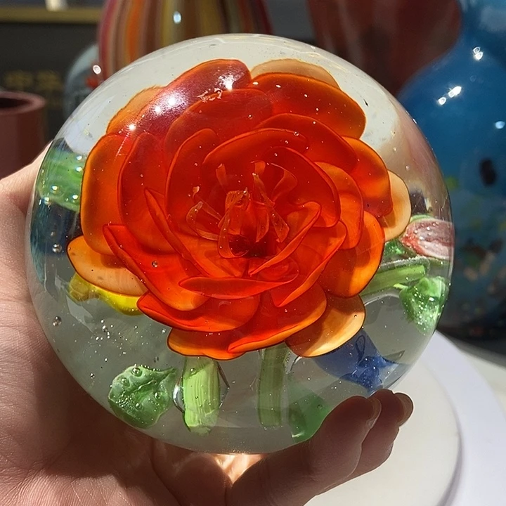 琉璃纯手工琉璃花球