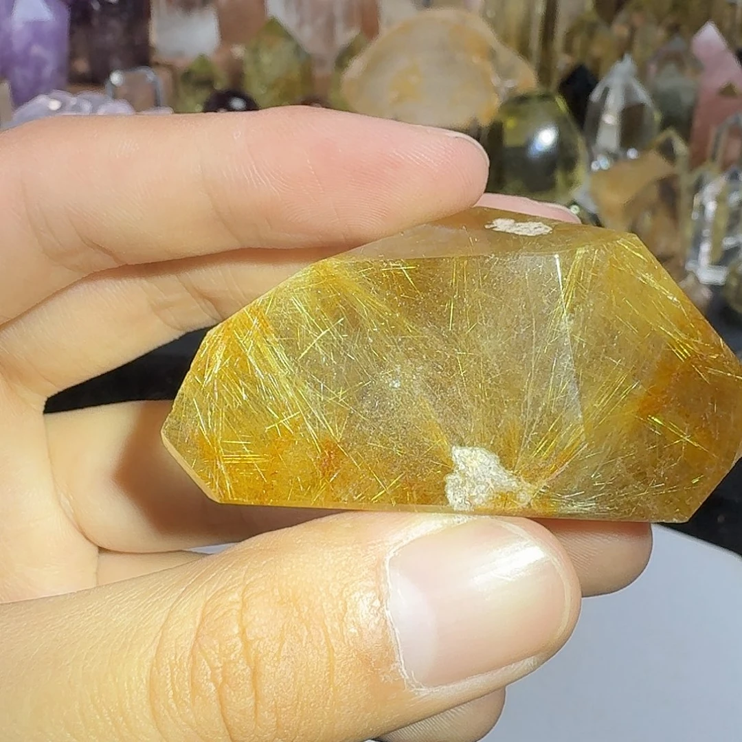 水晶珠宝半成品未镶嵌发晶