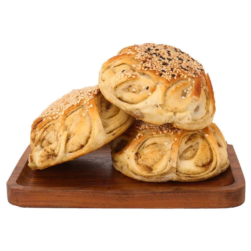 单县吊炉烧饼传统名吃芝麻盐馅花生仁馅