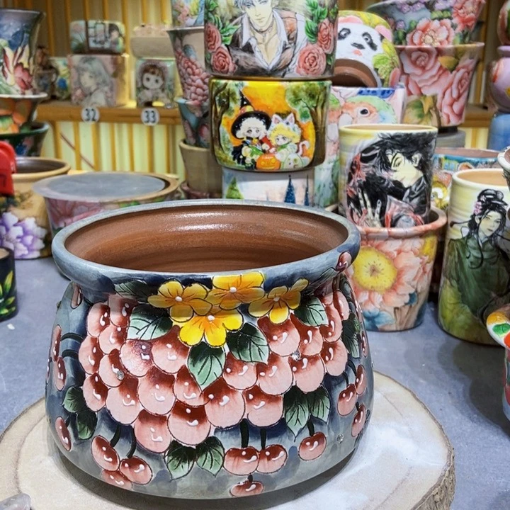 景德镇艺术手绘作品