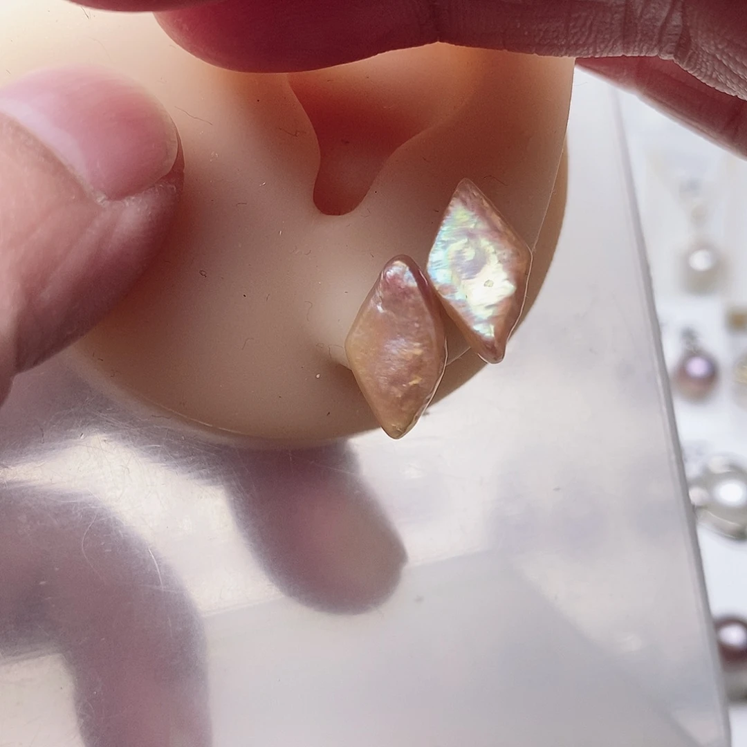 银S925镶嵌颈饰淡水珍珠004