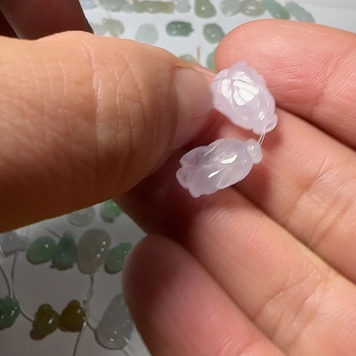 翡翠未镶嵌颈饰天然缅甸翡翠白菜