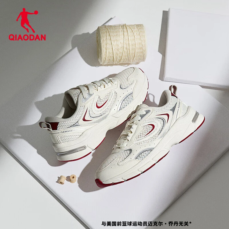 中国乔丹女鞋运动鞋开元SE新款老爹鞋休闲鞋网面透气跑步鞋子