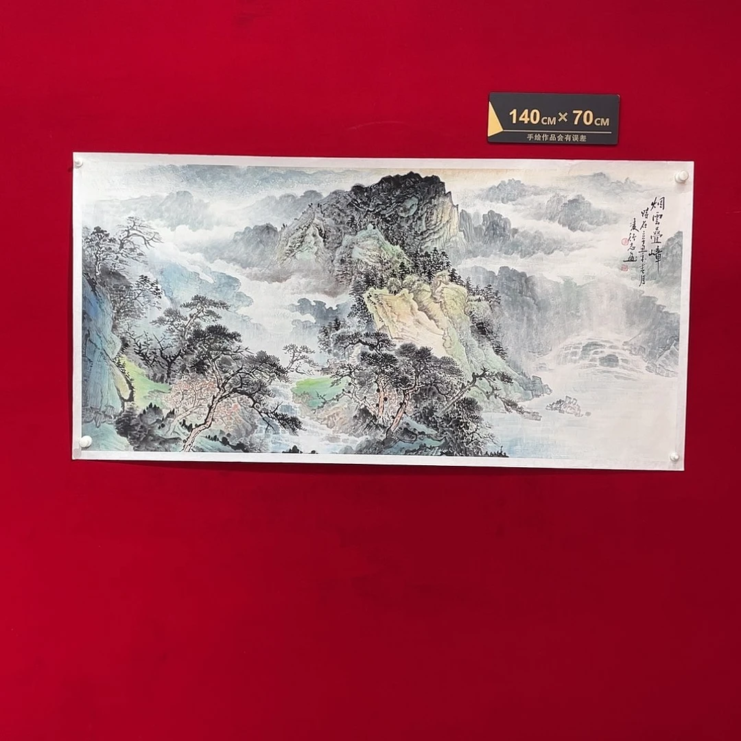 国画凌行志手绘作品