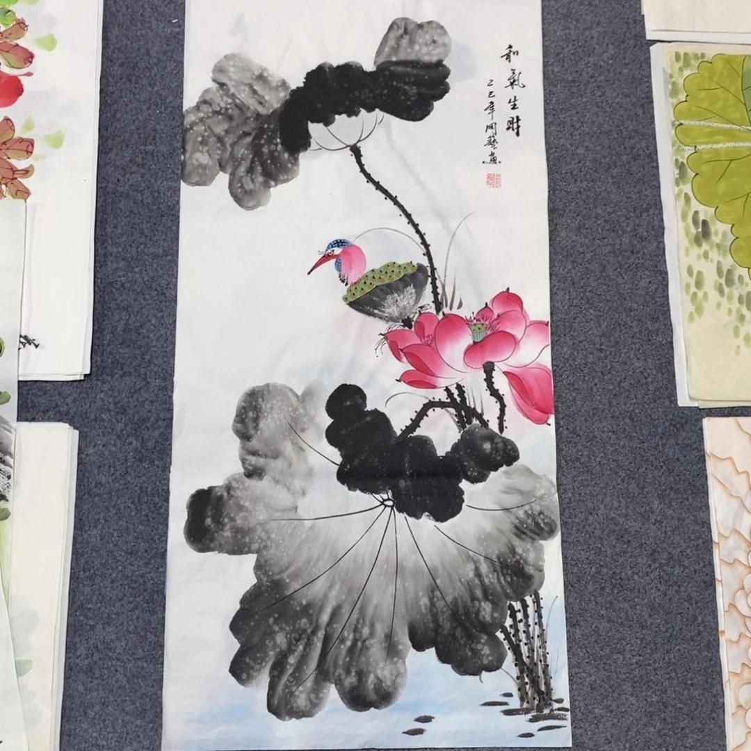 国画尺寸100✖️50精品三尺手绘画