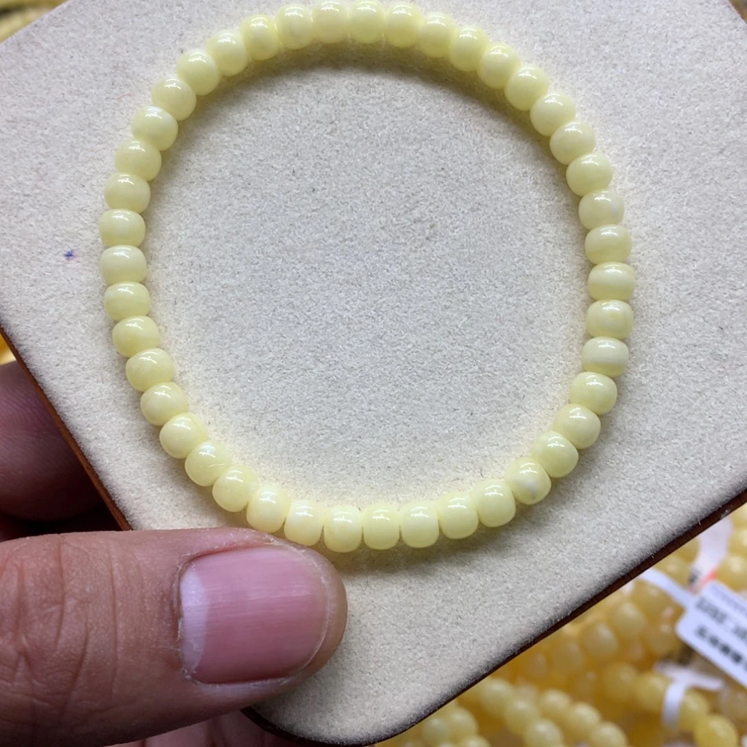 蜜蜡未镶嵌手链蜜蜡