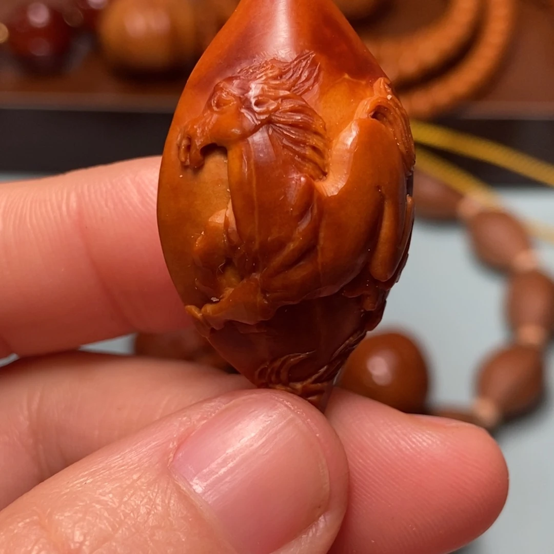 手串/手链橄榄核龙马精神单颗