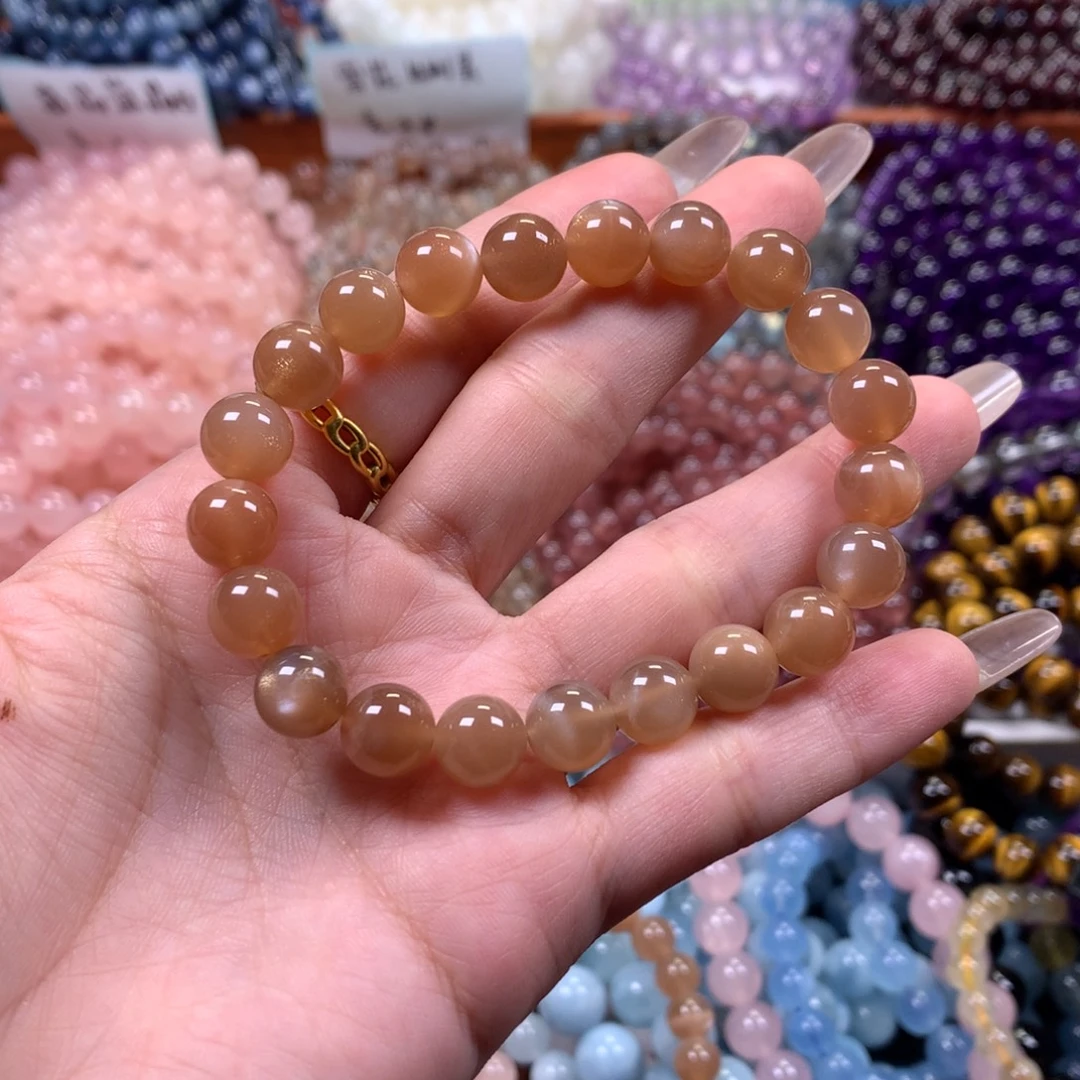 未镶嵌手链水晶奶茶月光卡9+