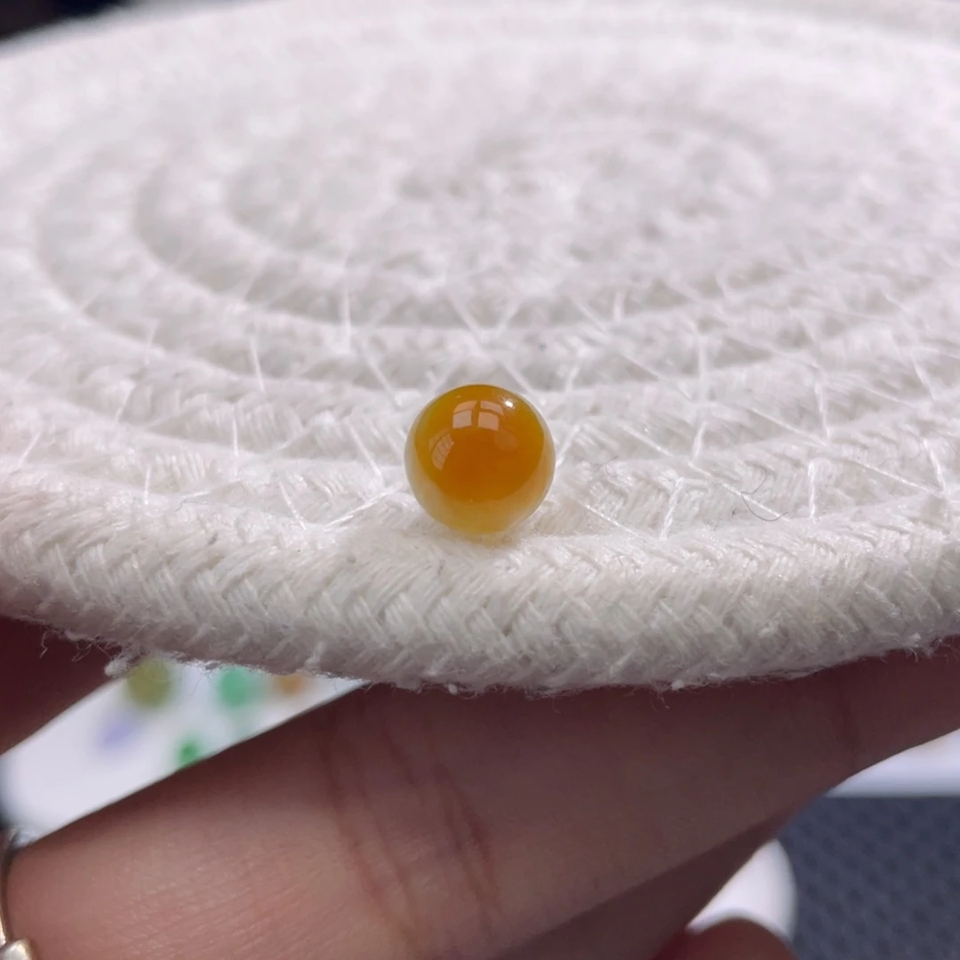 散珠翡翠特色芬达色圆珠卡7.8mm