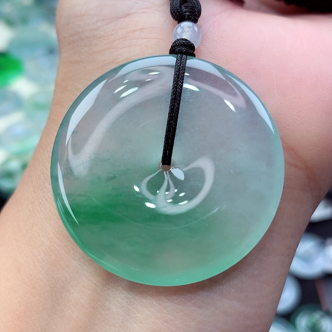 颈饰未镶嵌翡翠编号56尺寸37.5-6.1