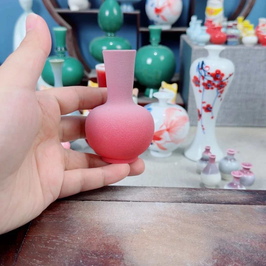 陶瓷手工小花器摆件