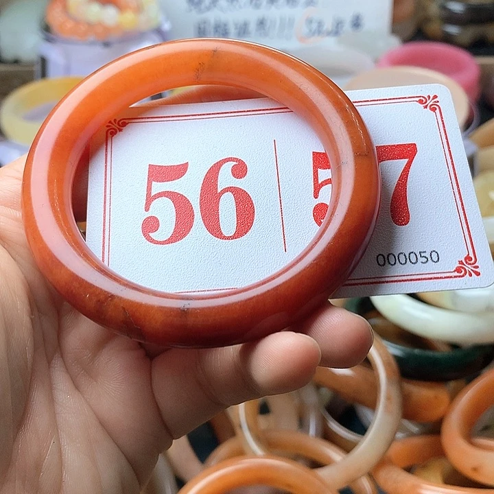 石英质玉（黄龙玉）未镶嵌手镯