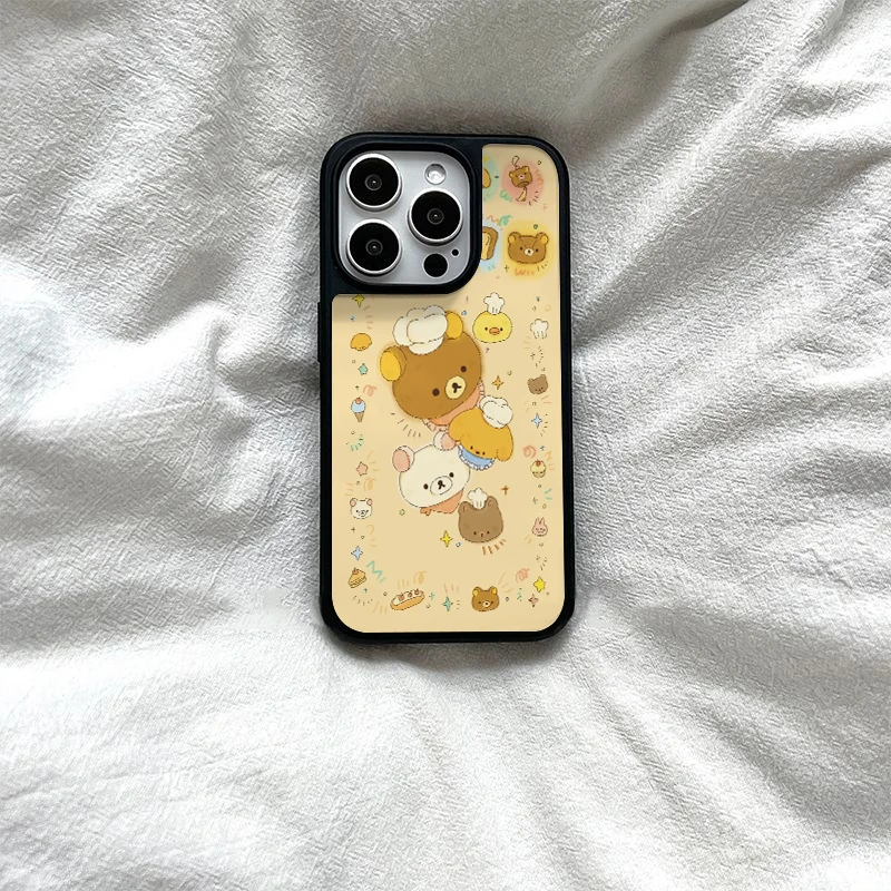 ins厨师轻松熊适用苹果16手机壳iphone15promax女14132华为pura70